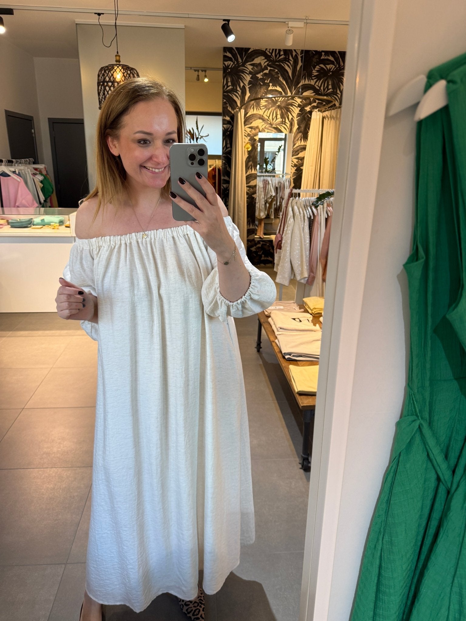 JcSophie - Jurk Horizon Coconut - Luxedy