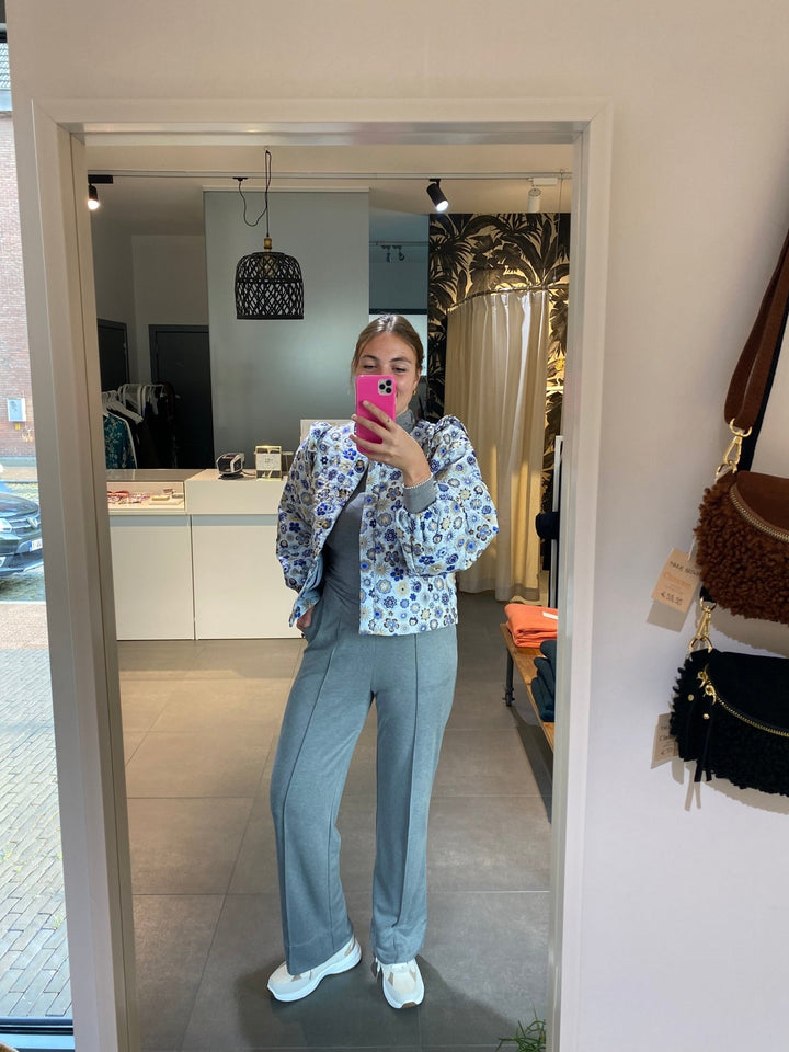 JcSophie - Shirt Brittany Grey Melange - Luxedy
