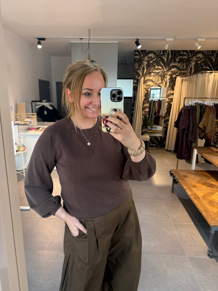 JcSophie - Sweater Jour Chestnut - Luxedy