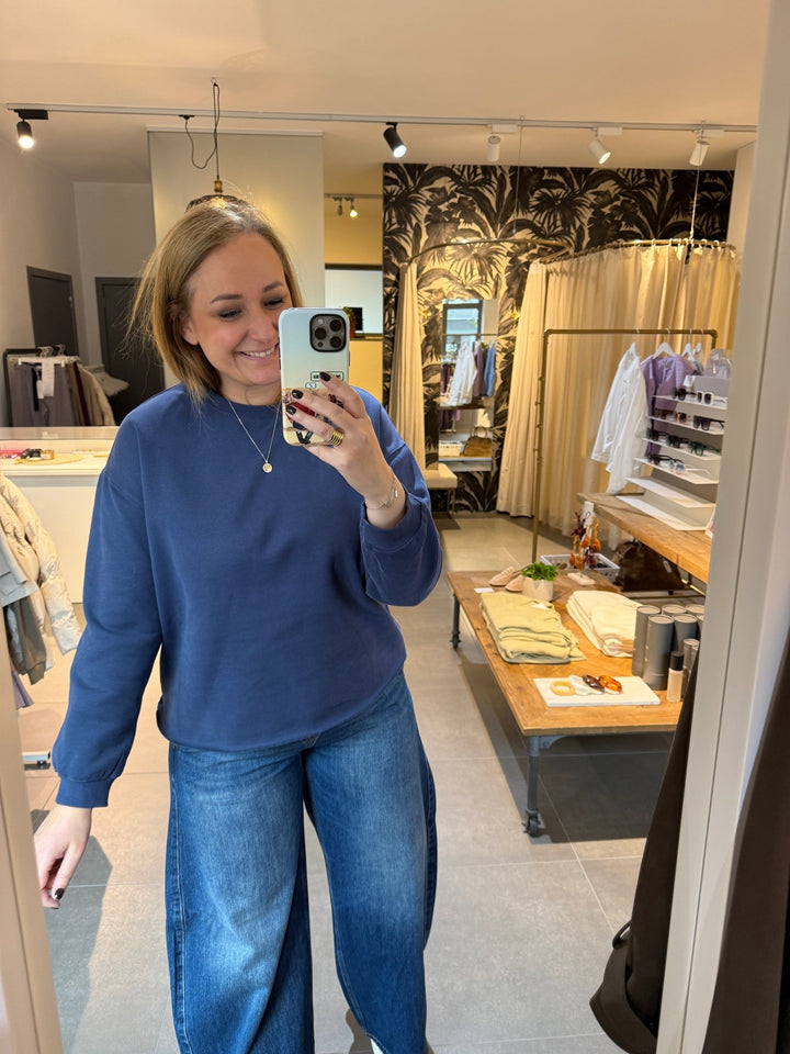 JcSophie - Sweater Kaffir Navy Blue - Luxedy