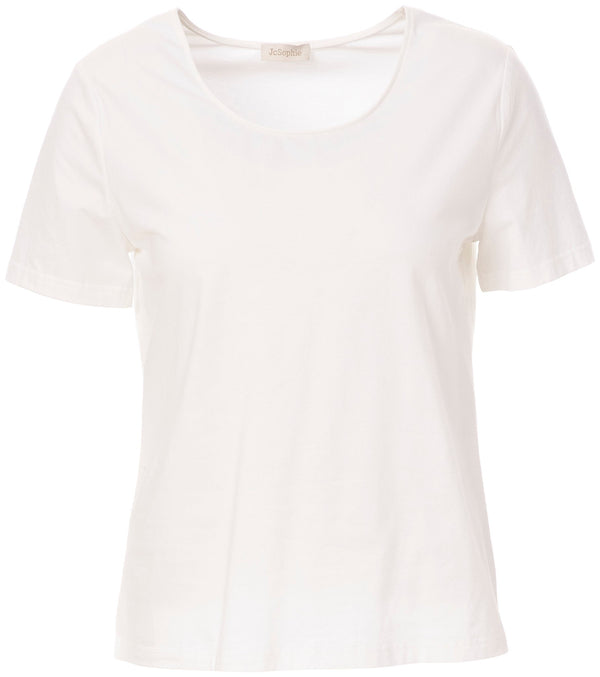 JcSophie - T-Shirt Earnest Offwhite - Luxedy