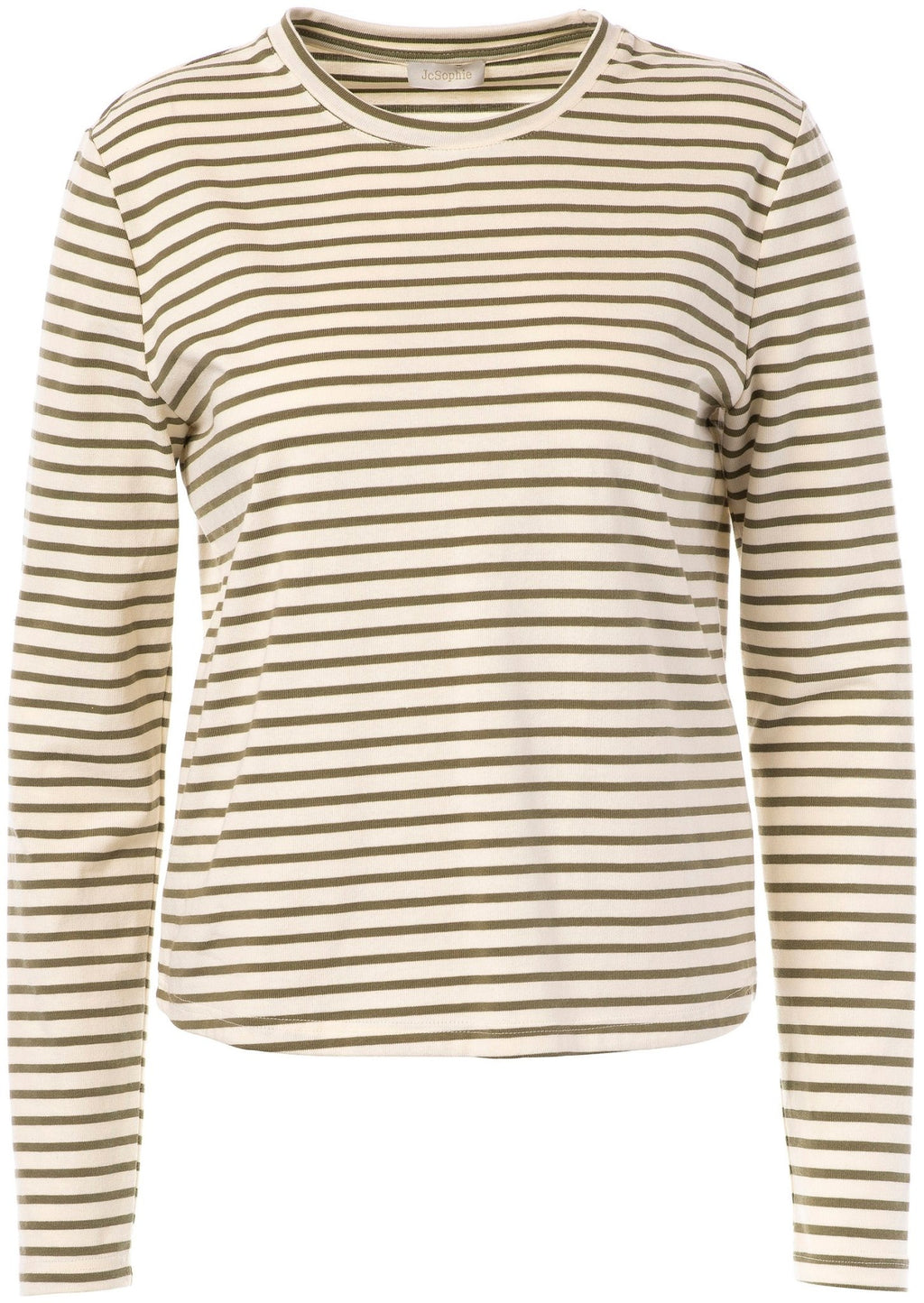 JcSophie - T-Shirt Joker Olive Stripes - Luxedy