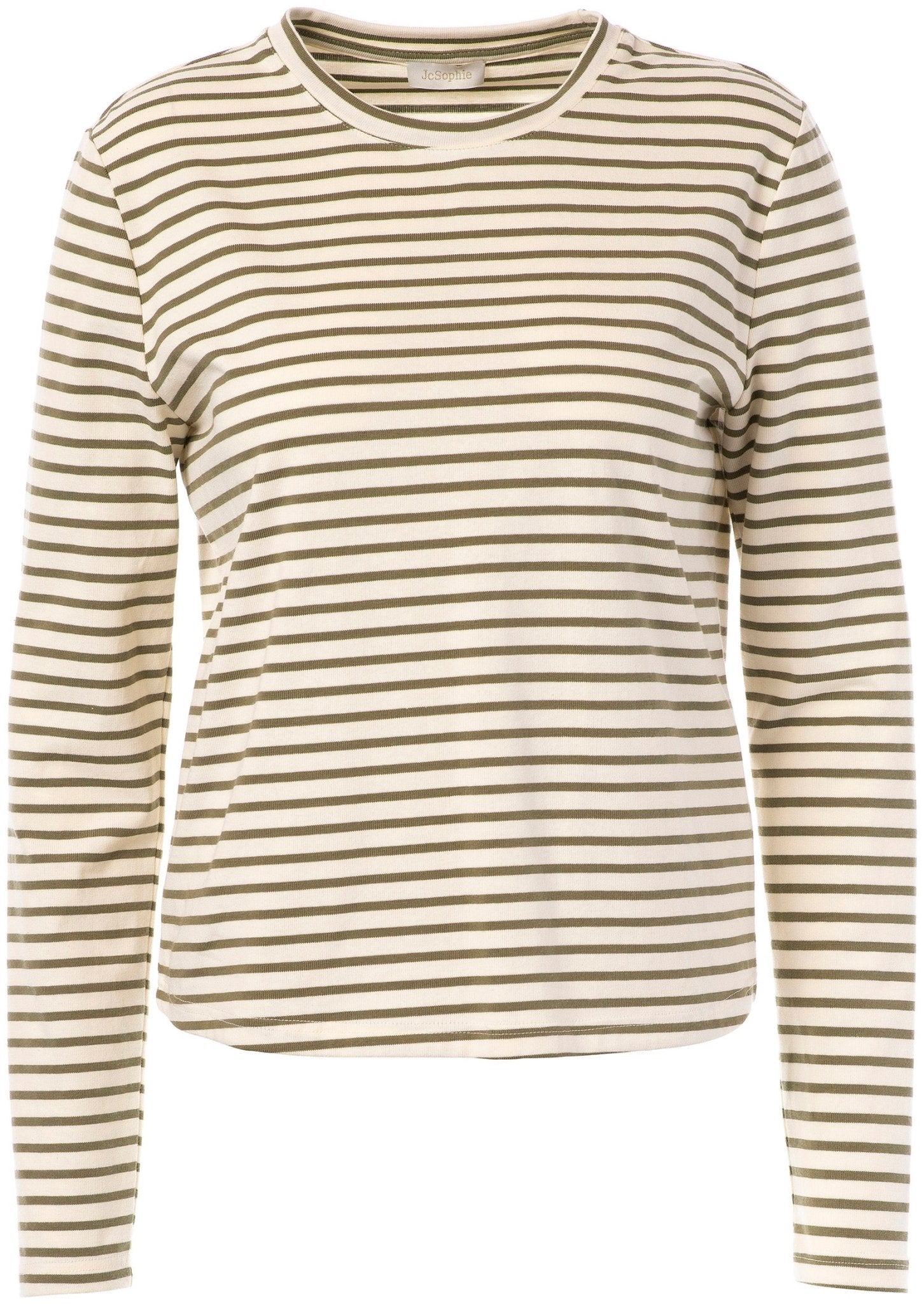 JcSophie - T-Shirt Joker Olive Stripes - Luxedy