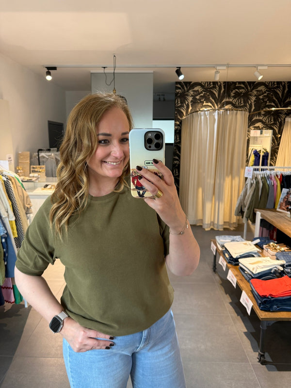 JcSophie - Top Jeju Olive Green - Luxedy
