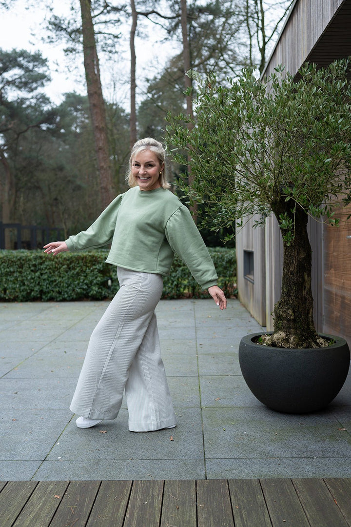 JcSophie - Trui Gambia Sweater Army Green - Luxedy