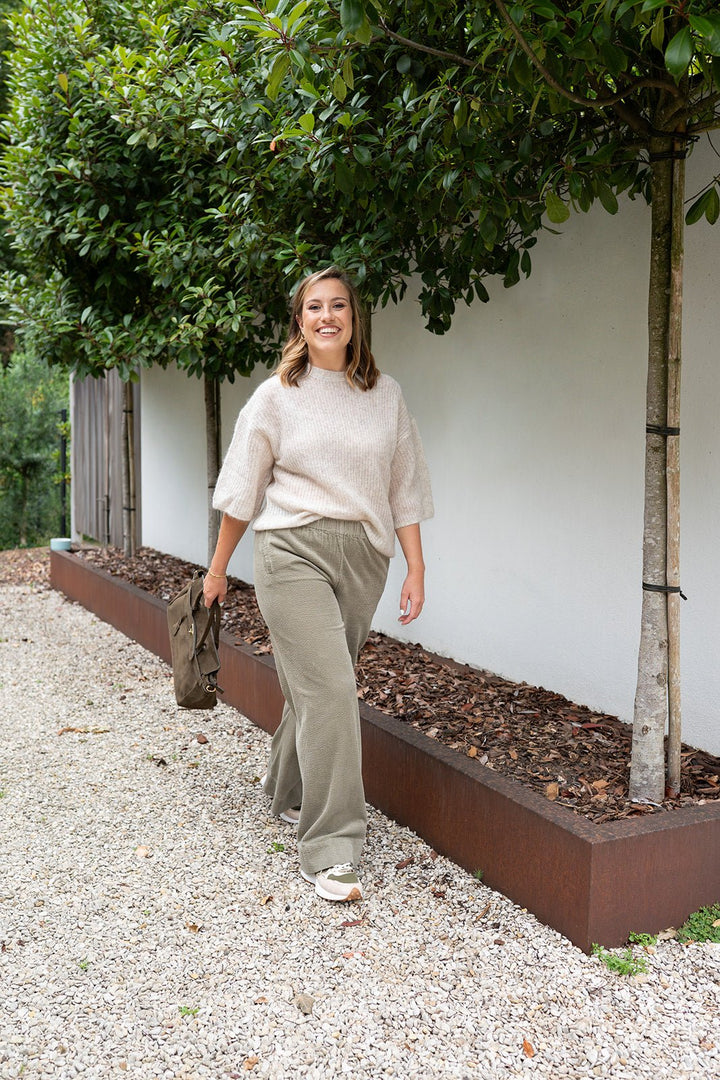JcSophie - Trui Guy Offwhite Melange - Luxedy