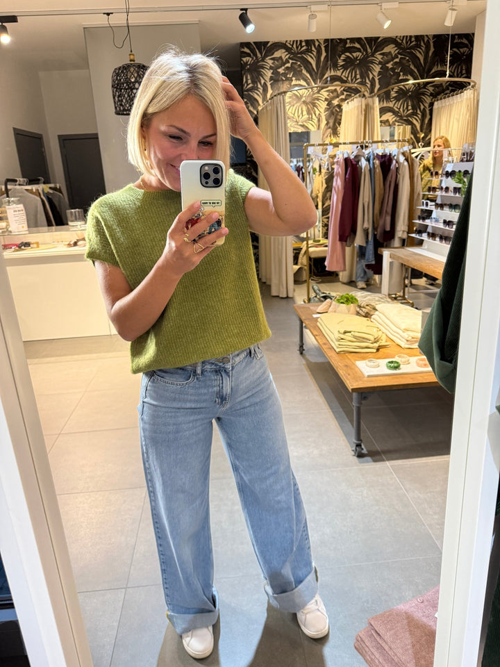 JcSophie - Trui Jury Moss Green - Luxedy