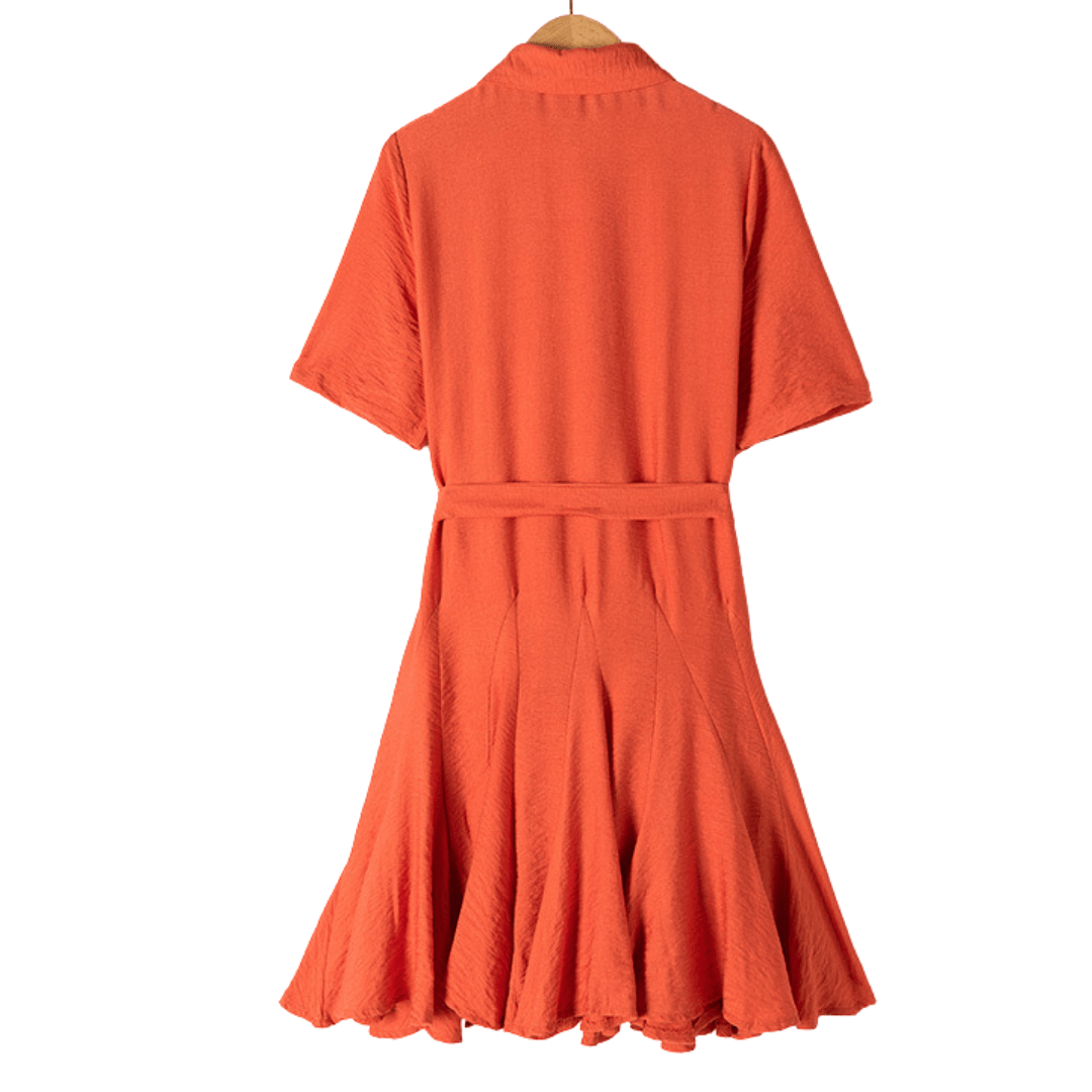 Jurk Isabelle Oranje - Luxedy