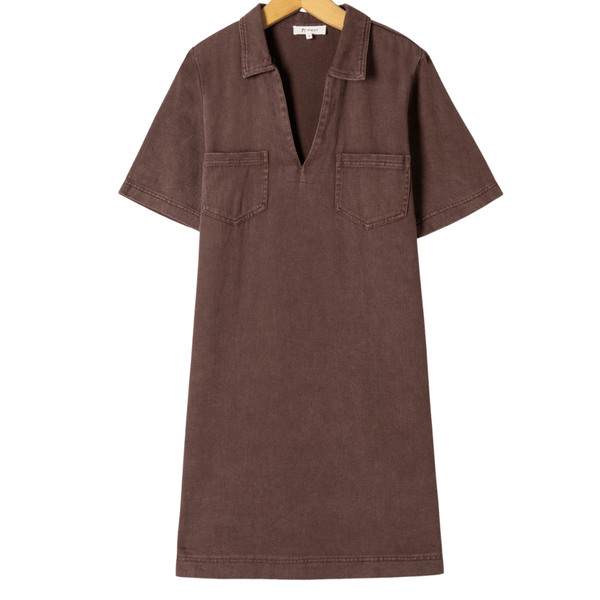 Jurk Vivienne Chocolade Bruin - Luxedy