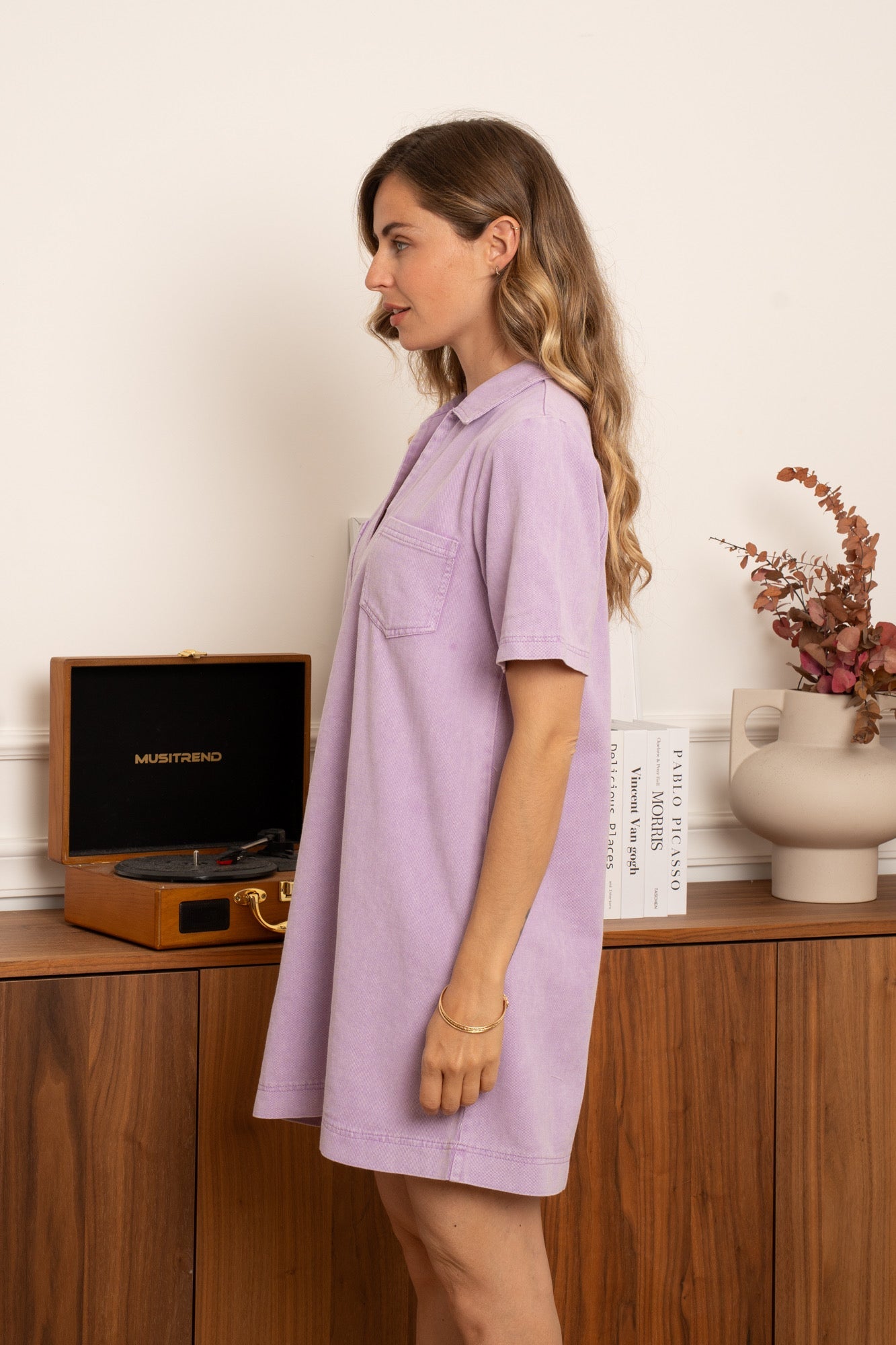Jurk Vivienne Lila - Luxedy
