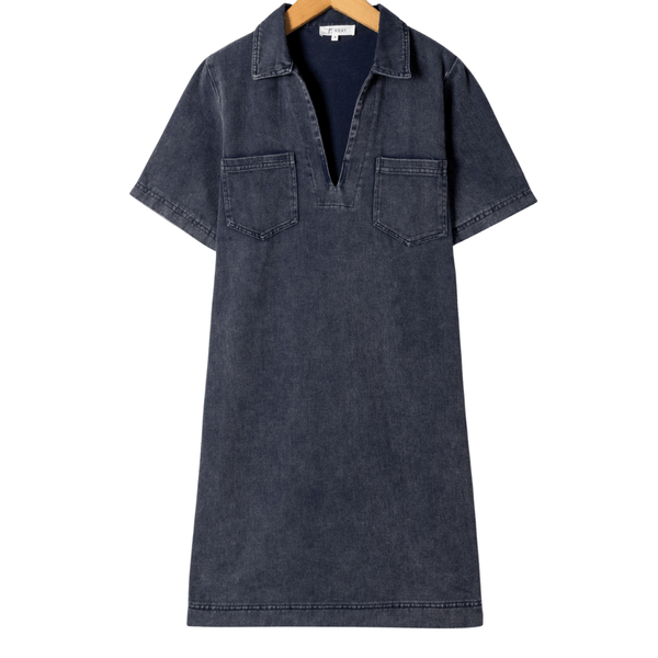 Jurk Vivienne Marine Blauw - Luxedy