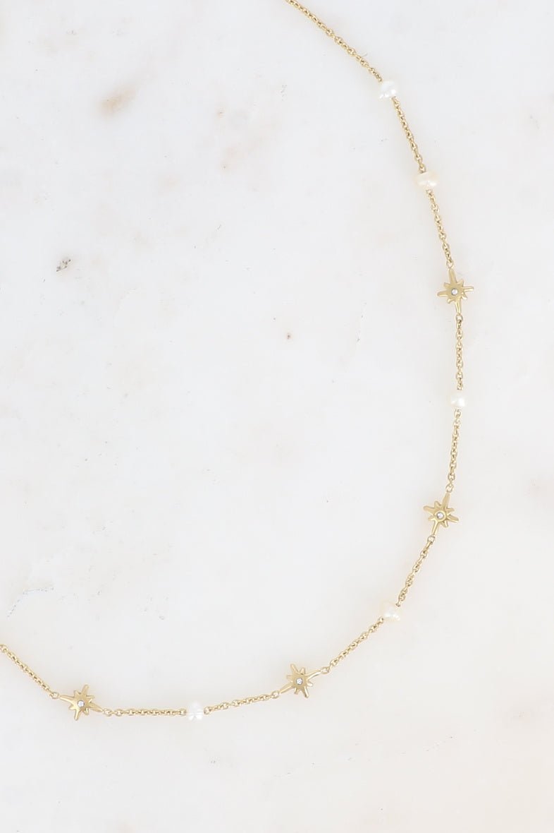 Ketting - Lisy Stars & Pearls - Luxedy