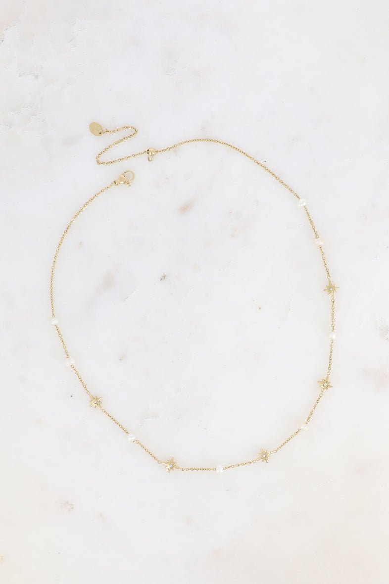 Ketting - Lisy Stars & Pearls - Luxedy
