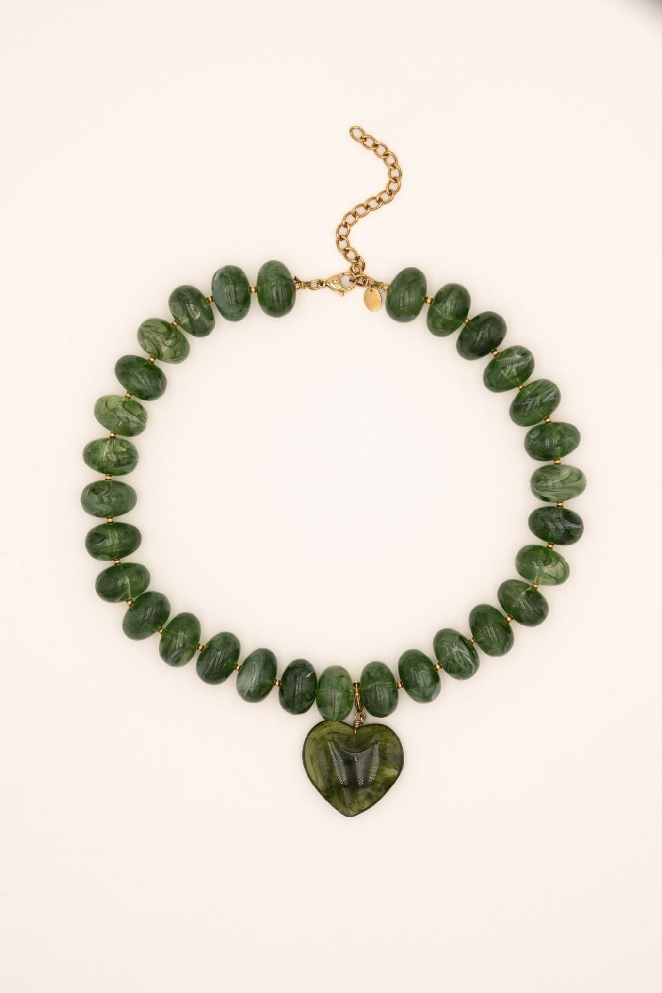 Ketting - Marie Beads Green - Luxedy