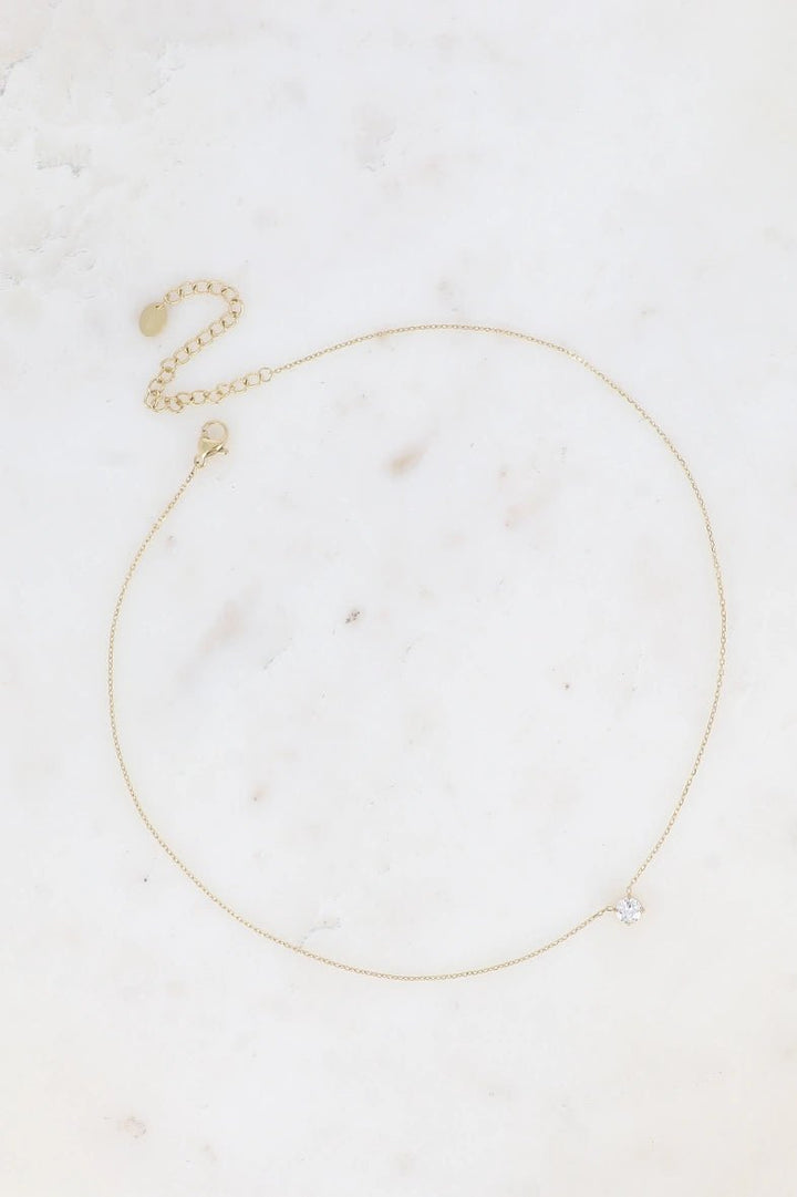 Ketting - Solitaire Crystal - Luxedy