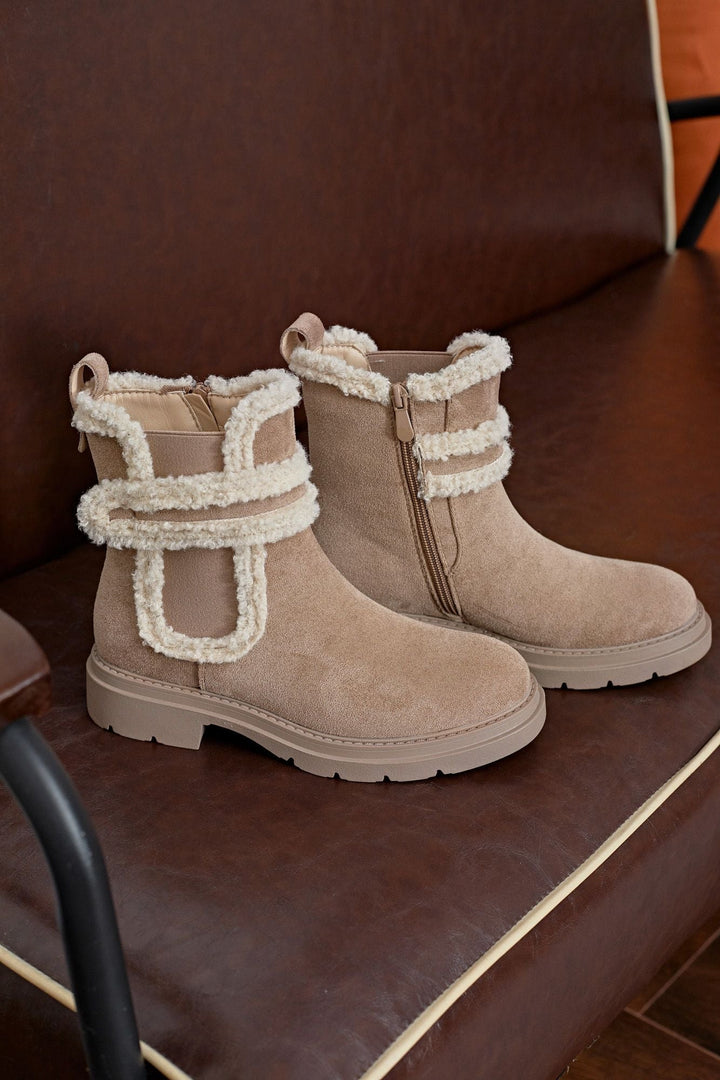 Laarzen - Millie Boots Taupe - Luxedy