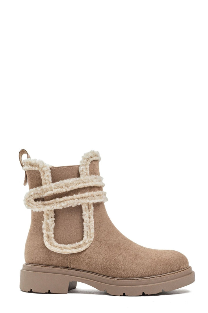 Laarzen - Millie Boots Taupe - Luxedy