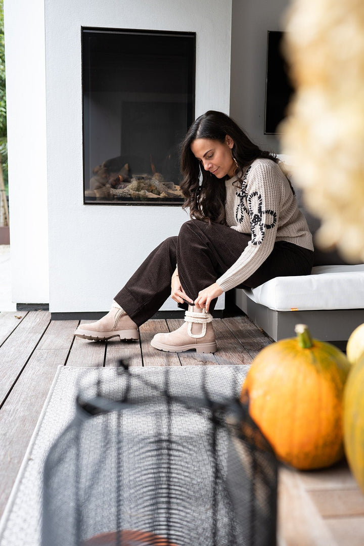 Laarzen - Millie Boots Taupe - Luxedy