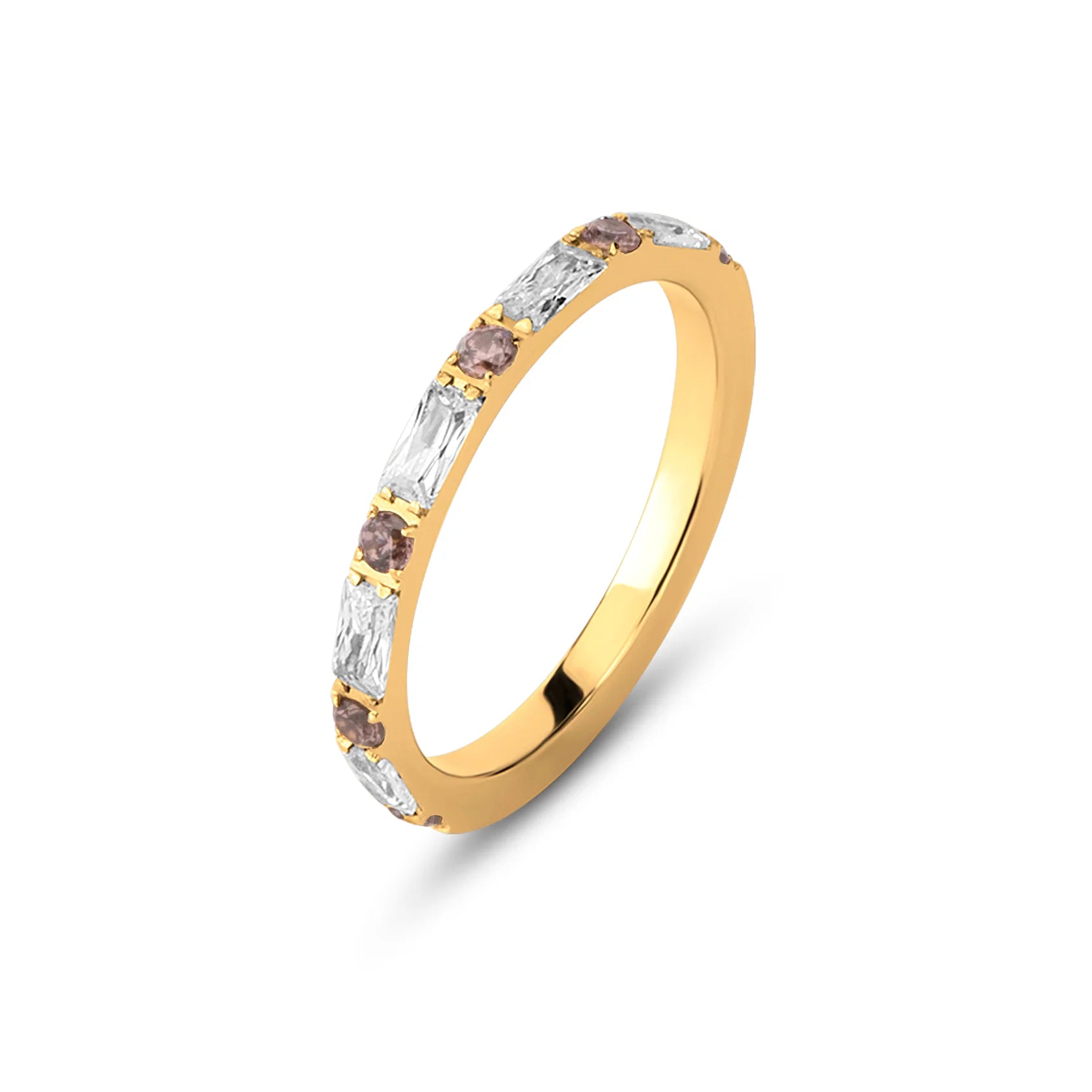 Melano - Ring Ava Brown Gold - Luxedy