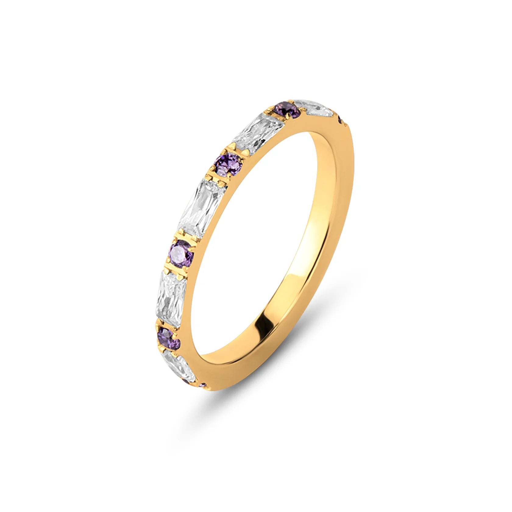 Melano - Ring Ava Lavendel Gold - Luxedy