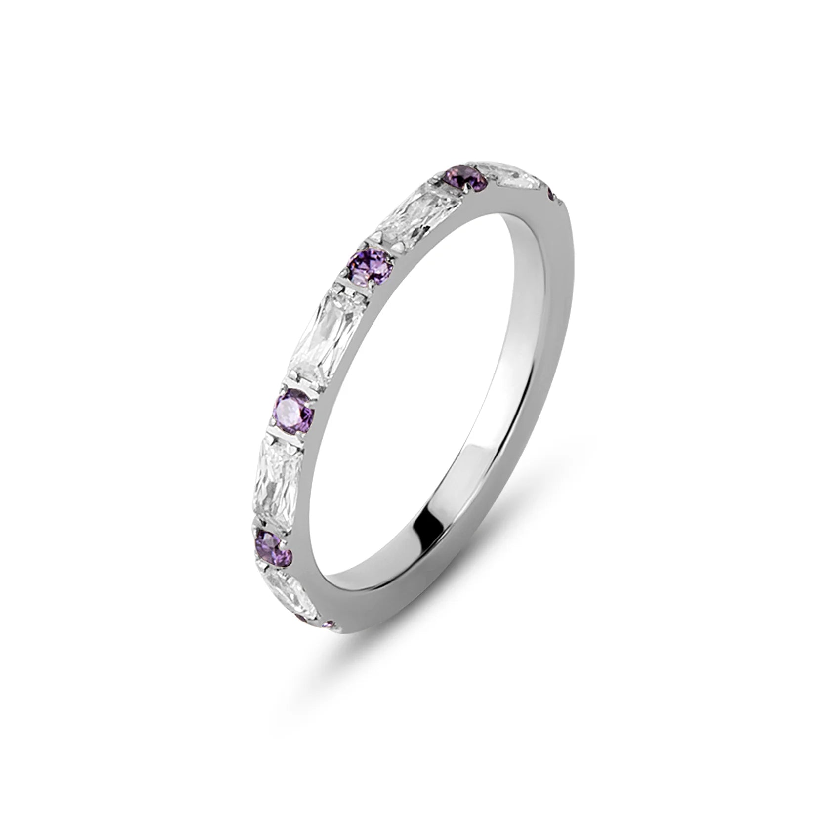 Melano - Ring Ava Lavendel Silver - Luxedy