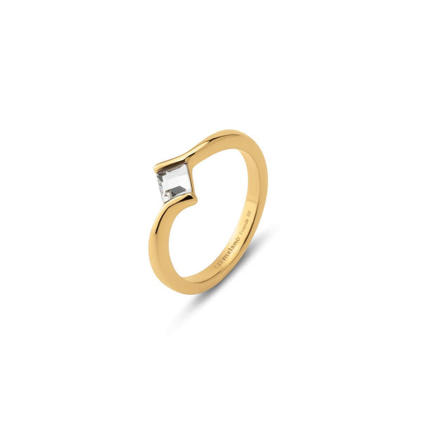 Melano - Ring Friends Evy Goud Crystal - Luxedy