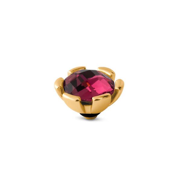 Melano - Steen Secured Fuchsia (goud/zilver) - Luxedy