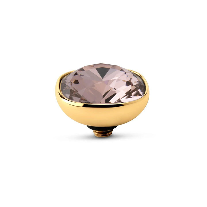 Melano - Steen Twisted Circular Vintage Rose Goud/Zilver - Luxedy