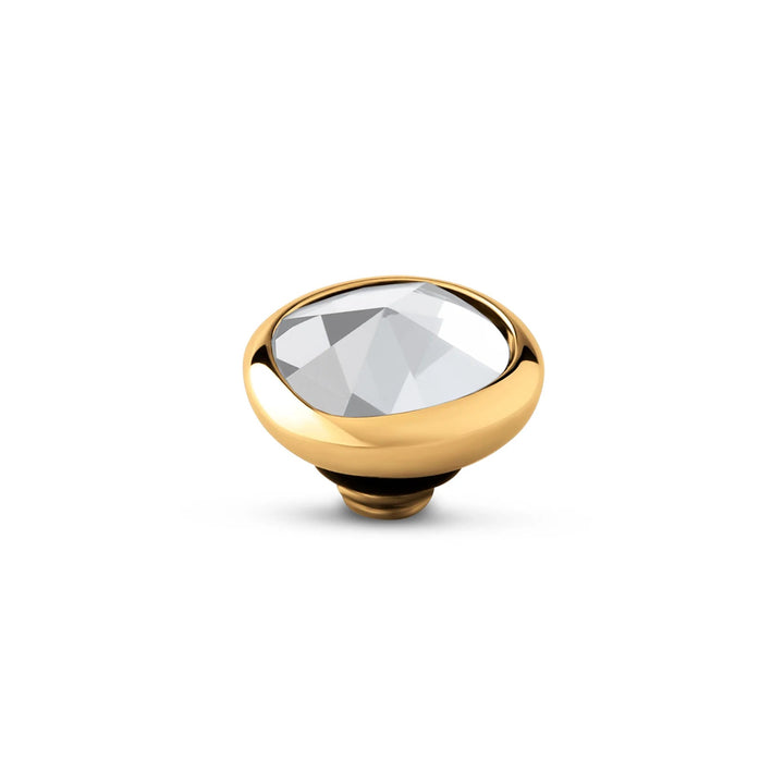 Melano - Steen Twisted Cloud 9mm Crystal Goud - Luxedy