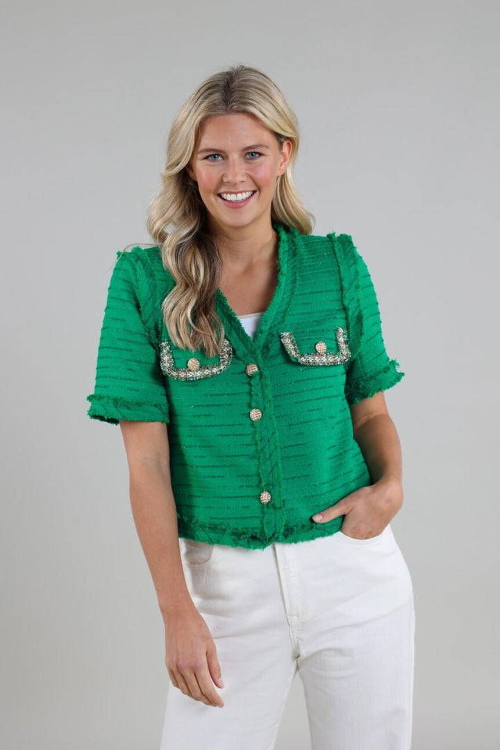 NUKUS - Blazer Jas Sara Green - Luxedy