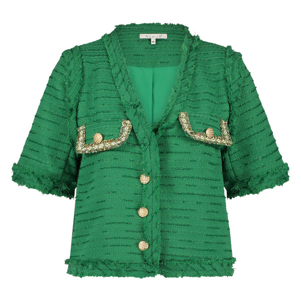 NUKUS - Blazer Jas Sara Green - Luxedy