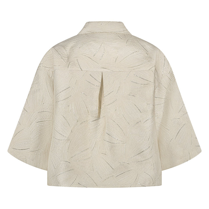NUKUS - Blouse Leena OffWhite Gold - Luxedy