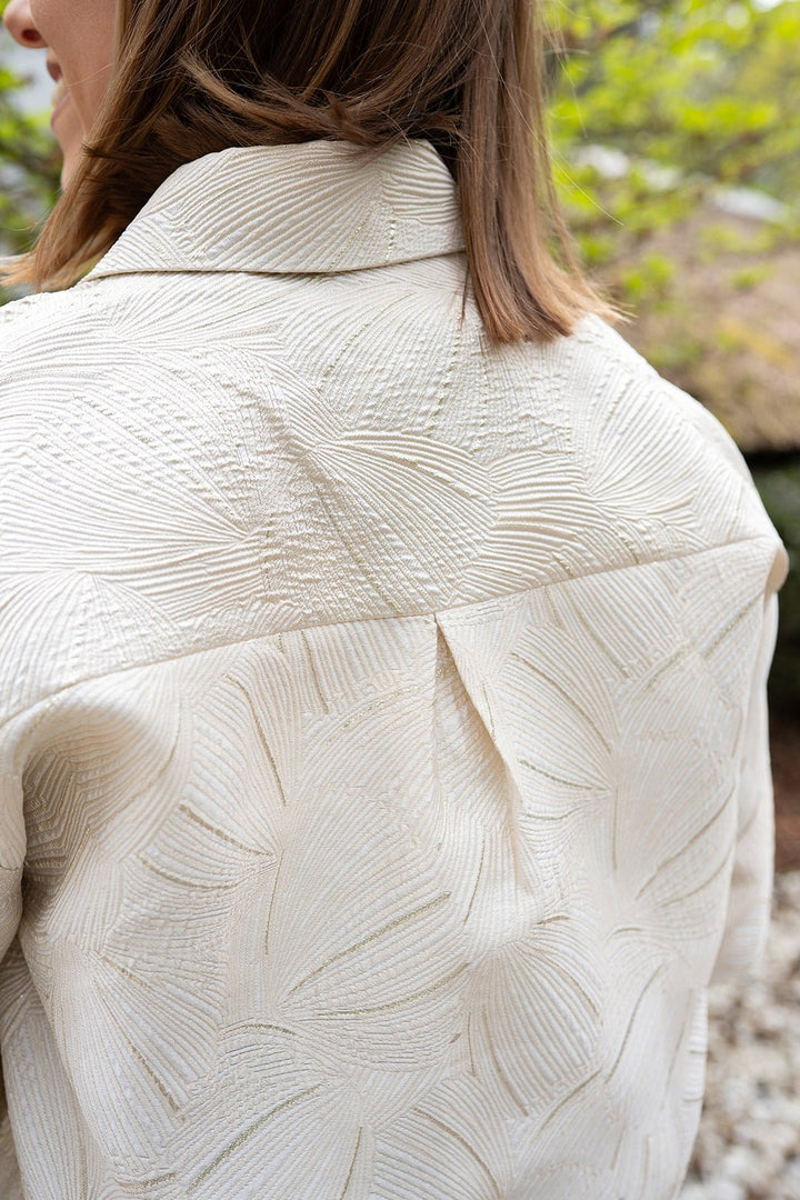 NUKUS - Blouse Leena OffWhite Gold - Luxedy