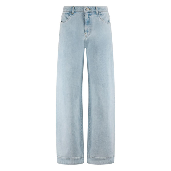 NUKUS - Broek Abby Denim Strass Bleached - Luxedy