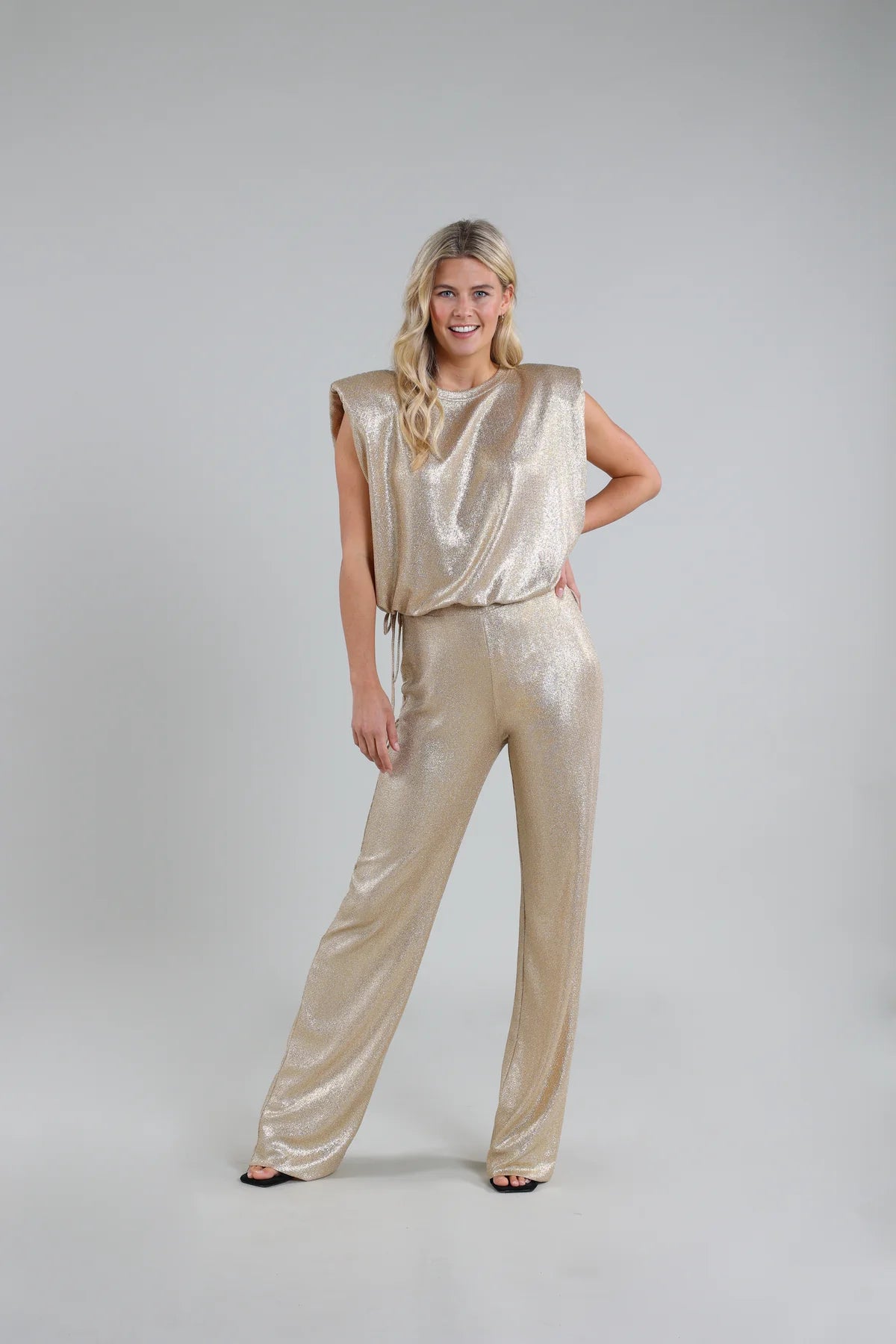 NUKUS - Broek Basile Gold - Luxedy