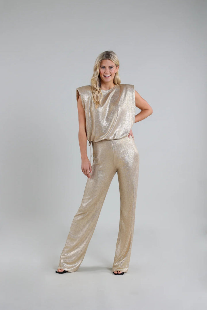 NUKUS - Broek Basile Gold - Luxedy