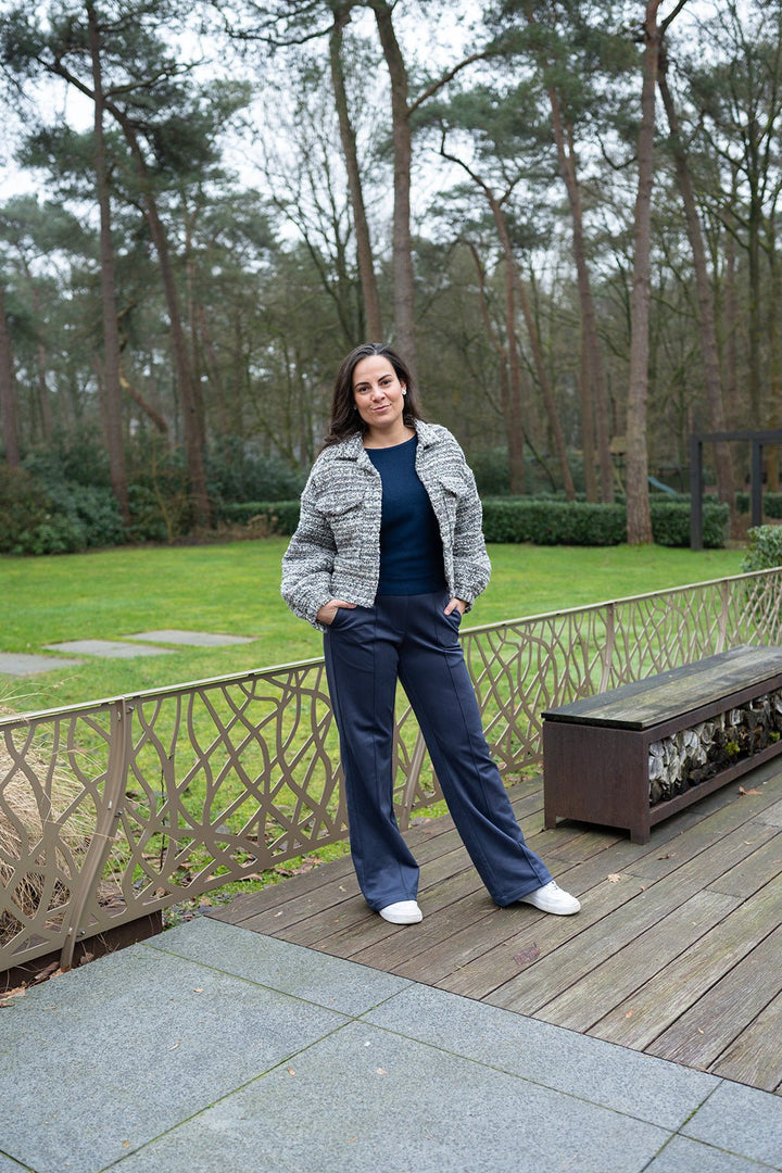 NUKUS - Broek Jill Navy Blue - Luxedy