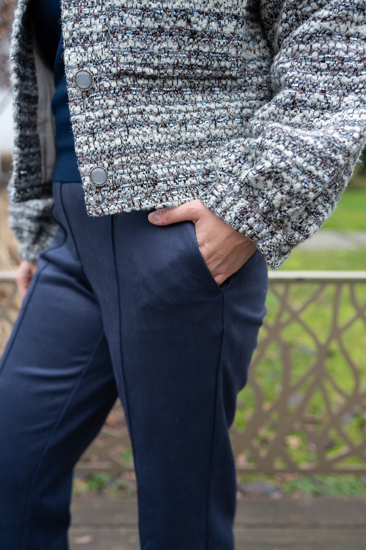 NUKUS - Broek Jill Navy Blue - Luxedy
