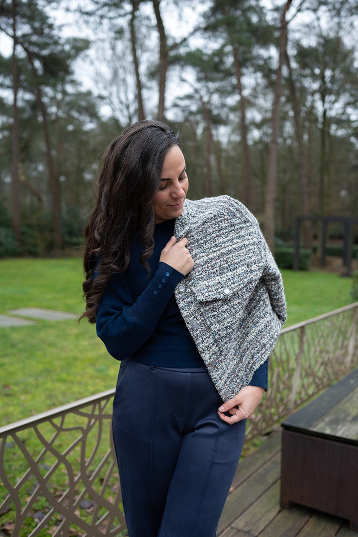 NUKUS - Broek Jill Navy Blue - Luxedy