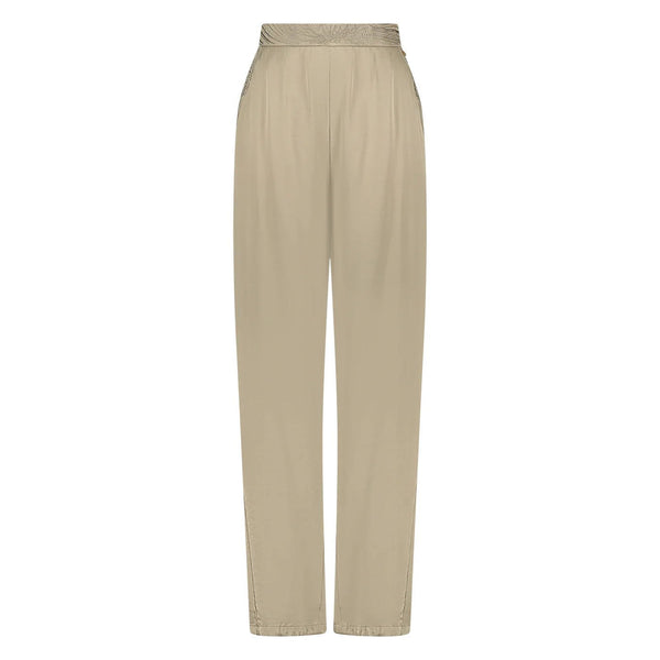 NUKUS - Broek Josephine Silky Dark Sand - Luxedy