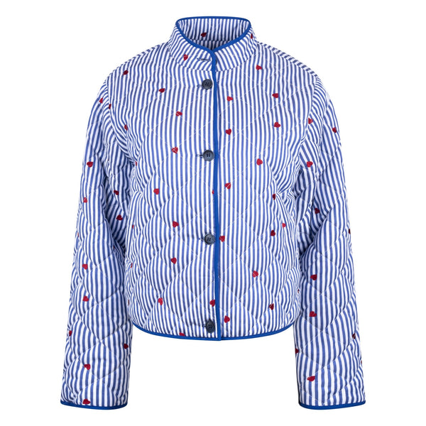 NUKUS - Jas June Offwhite & Navy Jacket - Luxedy