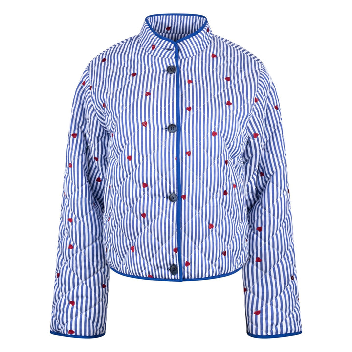 NUKUS - Jas June Offwhite & Navy Jacket - Luxedy