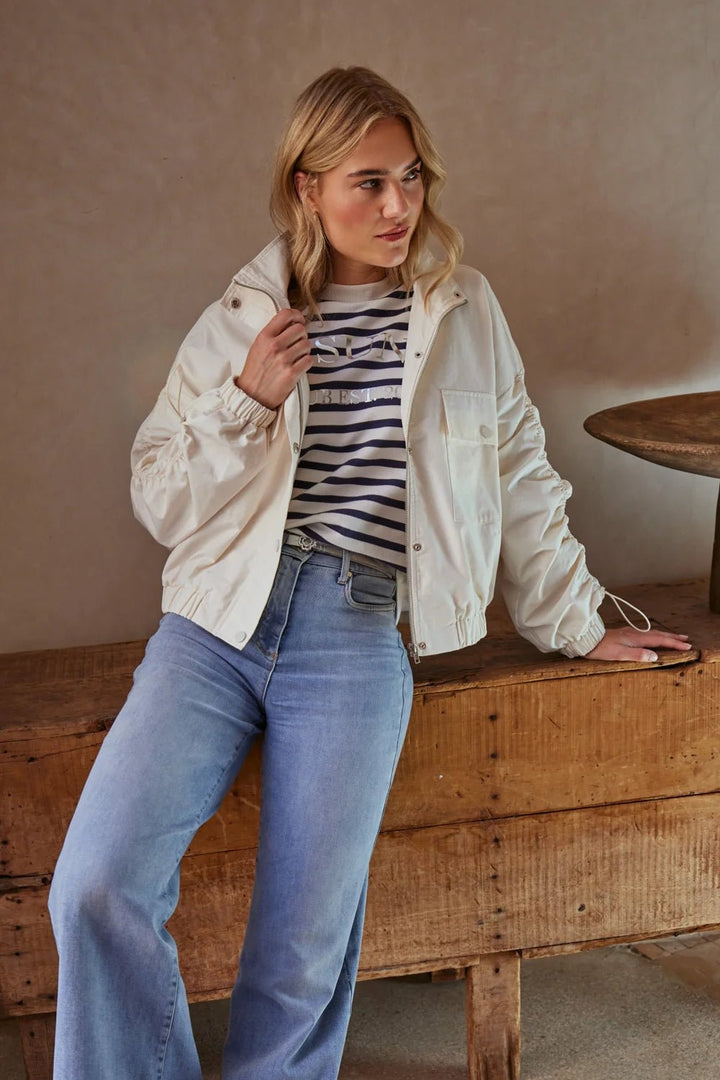 NUKUS - Jas Marit Jacket Offwhite - Luxedy