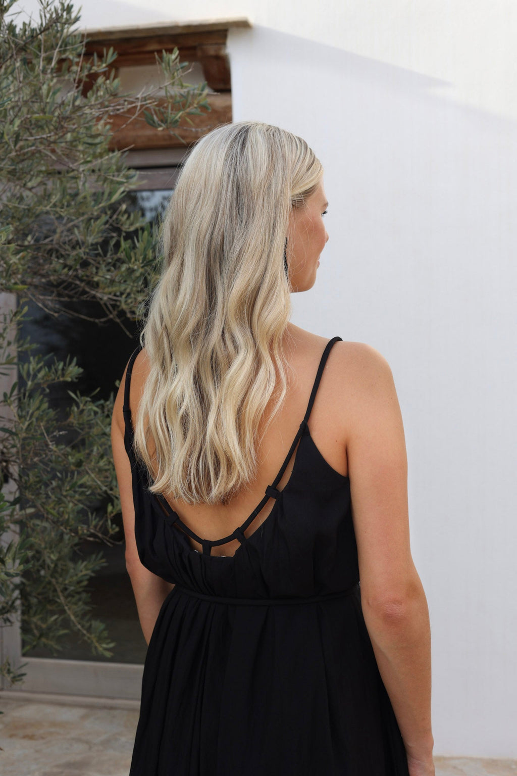 NUKUS - Jurk Isabel Robe Black - Luxedy