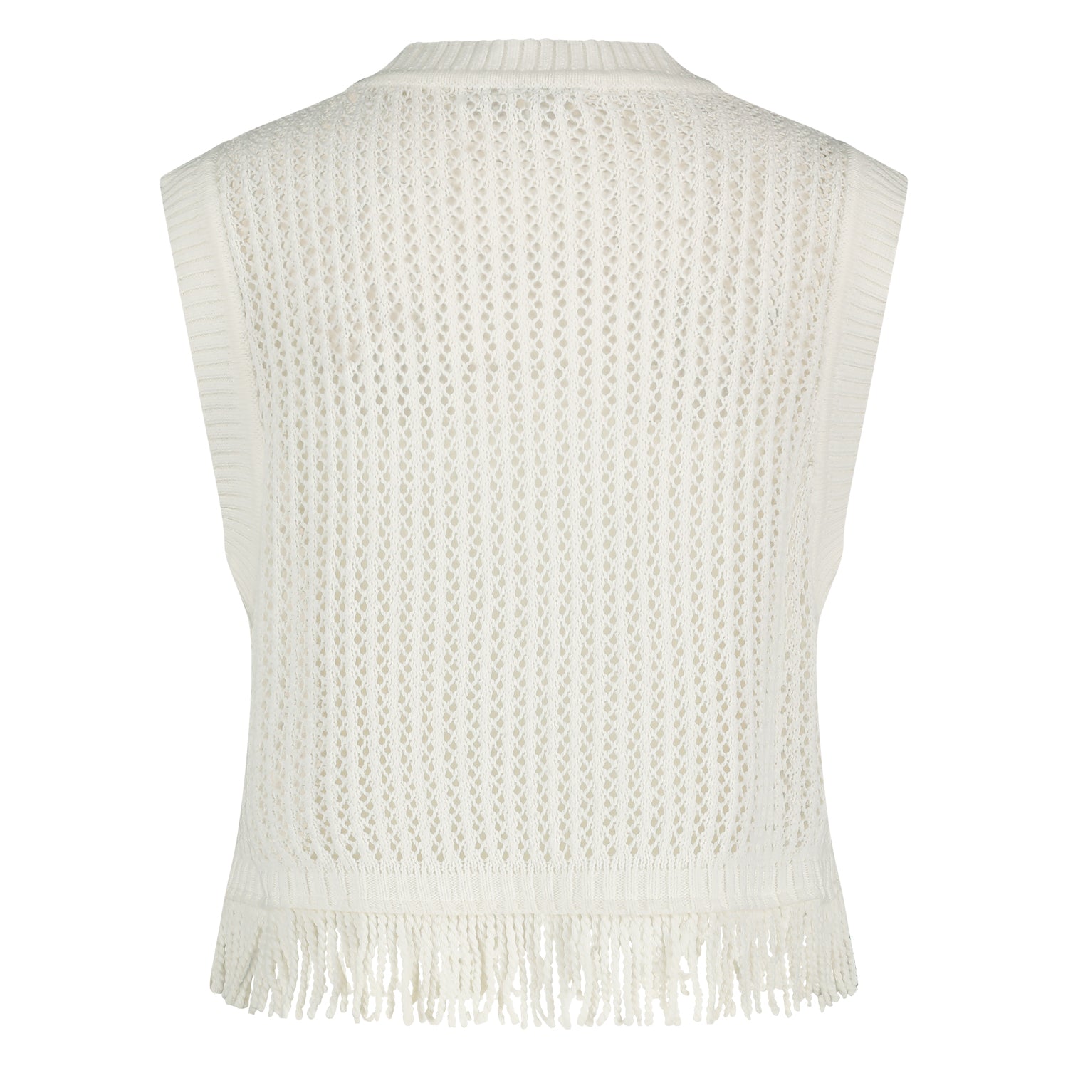 NUKUS - Top Kally Frills White - Luxedy