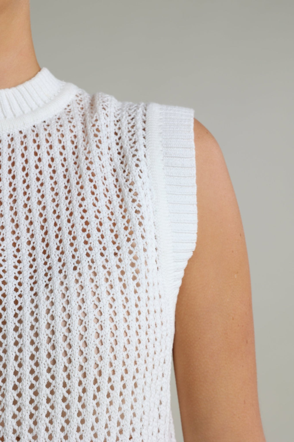 NUKUS - Top Kally Frills White - Luxedy