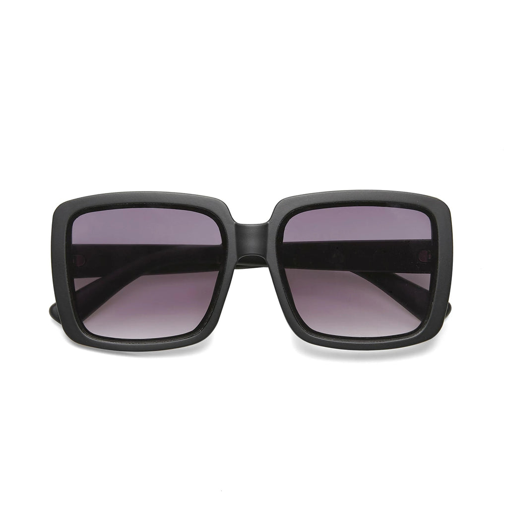 Okkia Zonnebril Alessia Big Square Shape - Black - Luxedy