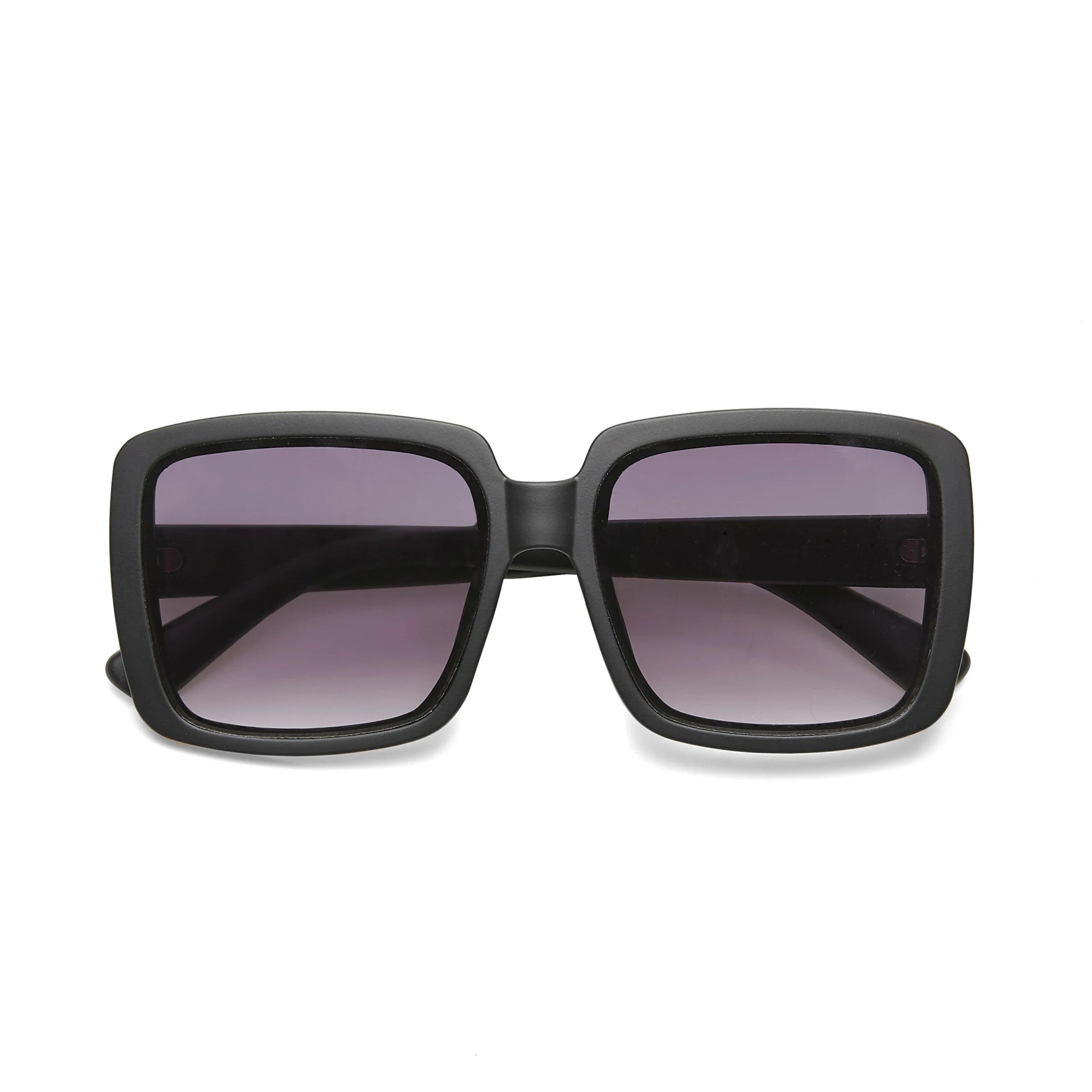 Okkia Zonnebril Alessia Big Square Shape - Black - Luxedy