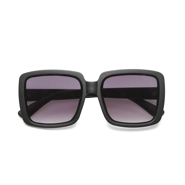 Okkia Zonnebril Alessia Big Square Shape - Black - Luxedy