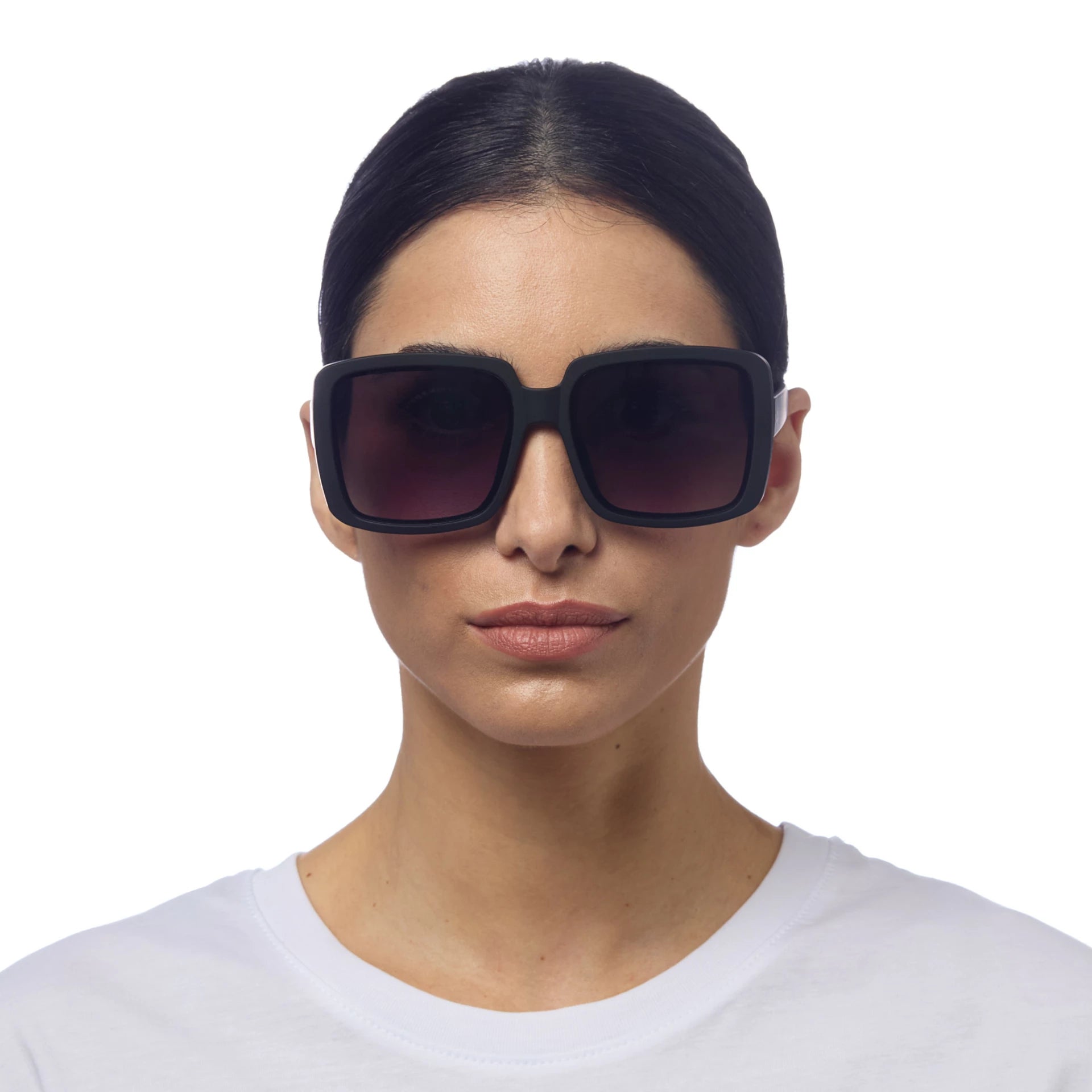 Okkia Zonnebril Alessia Big Square Shape - Black - Luxedy